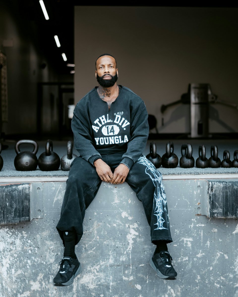 Coach Joel Lyne in the gym